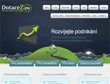 Tablet Screenshot of dotacez.eu